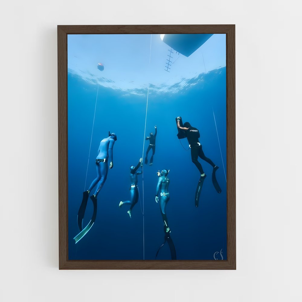 Poster Plongée Collective – affiche Plongée en apnée (vue 5)